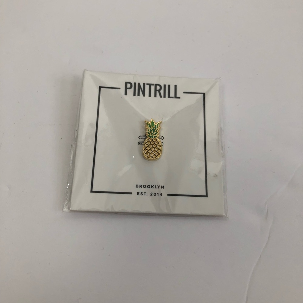 Pintrill Pineapple Enamel Pin NEW